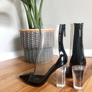 KENDALL + KYLIE pvc booties